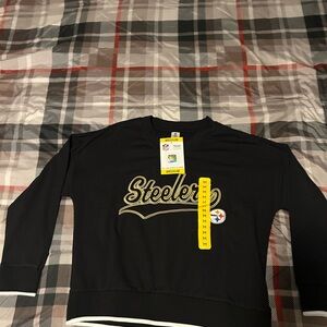 NFL Steelers Black and Gold Pullover